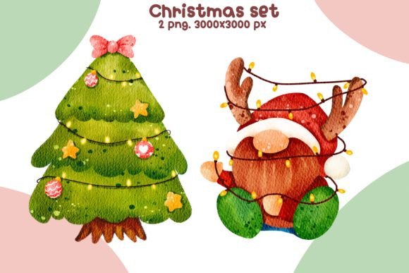 About Christmas Gnome Clipart for Website and Editorial Design