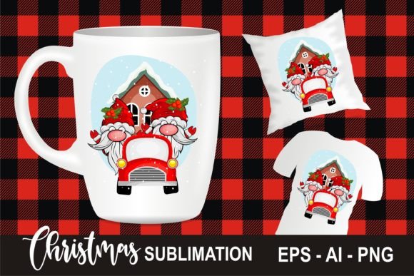 Amazing Christmas Sublimation Illustrations for Digital Sellers