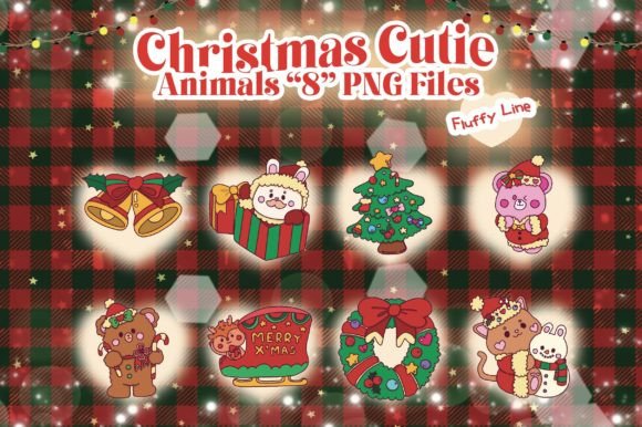 Christmas Animal Cutie Illustrations