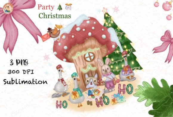 Christmas Cute Design Sublimation for Illustrations