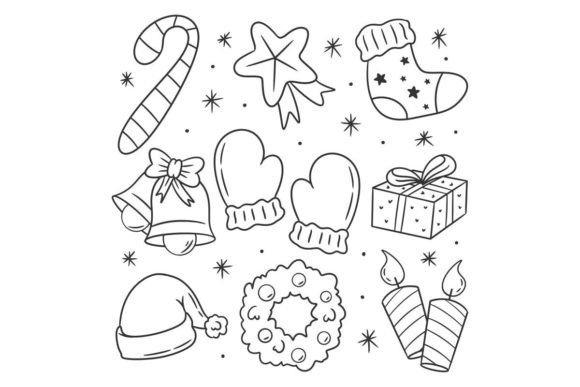 Christmas Decoration Element Collection Illustrations