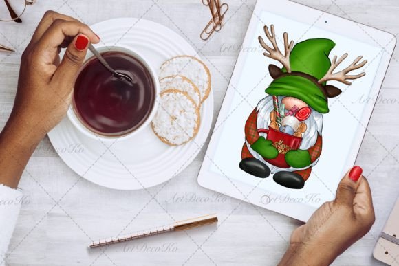 Christmas Gnome PNG Clipart for Local Business Branding
