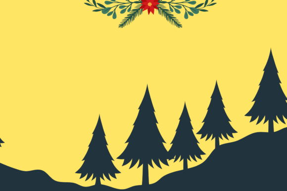 Christmas Tree Background Illustrations for Festive Web Design