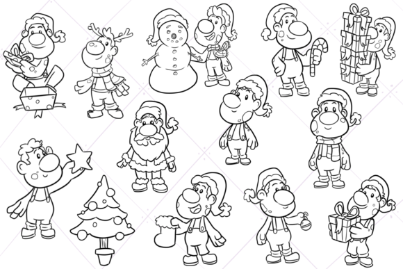 Christmas Trolls Digital Stamps Review
