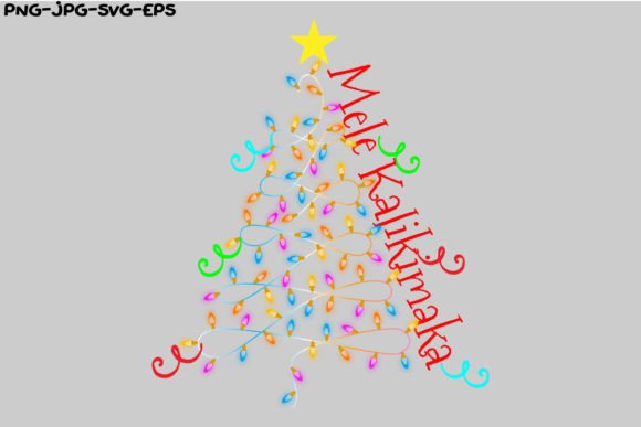 Mele Kalikimaka Christmas Illustrations for Local Branding