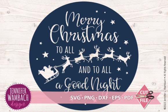 Merry Christmas to All Round Sign Embroidery Review