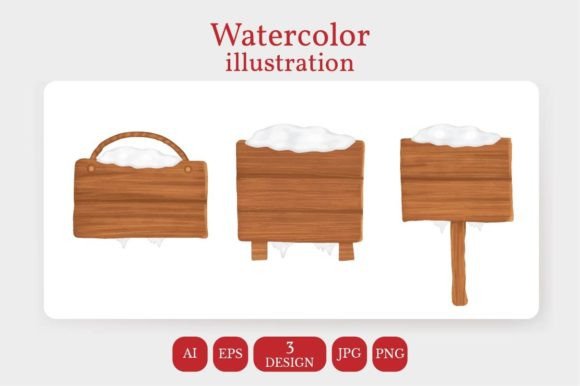 Watercolor Christmas Wooden Sign Embroidery Review